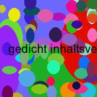 gedicht inhaltsverzeichnis gedicht